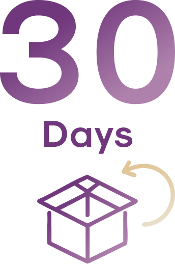 Devoluciones sin complicaciones de 30 días y 100% auténtico